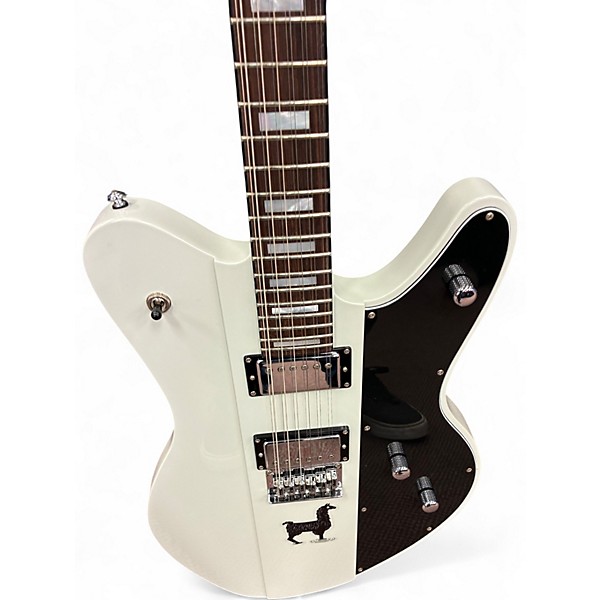 Used Schecter Guitar Research ROBERT SMITH ULTRACURE XII White Solid Body Electric Guitar