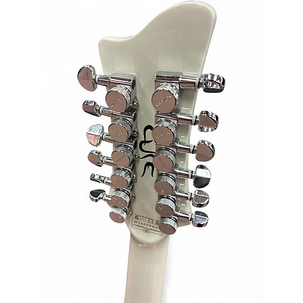 Used Schecter Guitar Research ROBERT SMITH ULTRACURE XII White Solid Body Electric Guitar