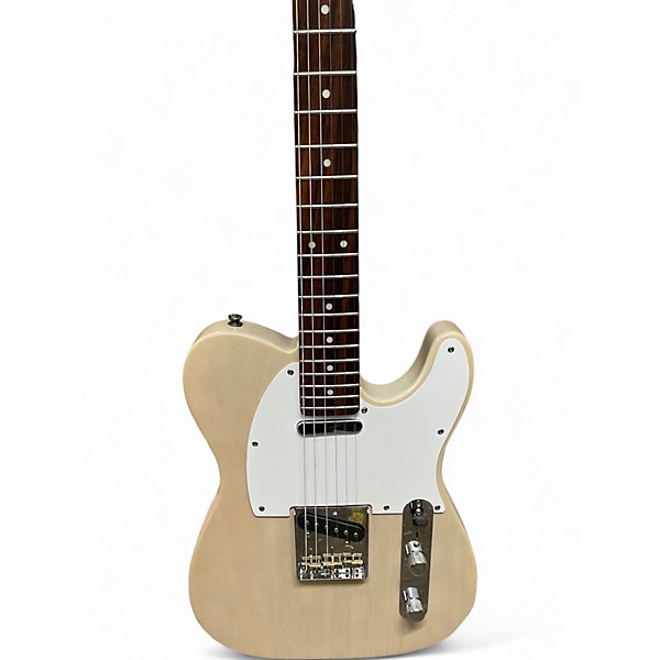 Used Vintage V62 Reissue Ash Blonde Solid Body Electric Guitar