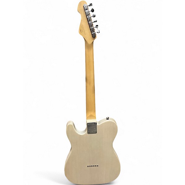 Used Vintage V62 Reissue Ash Blonde Solid Body Electric Guitar