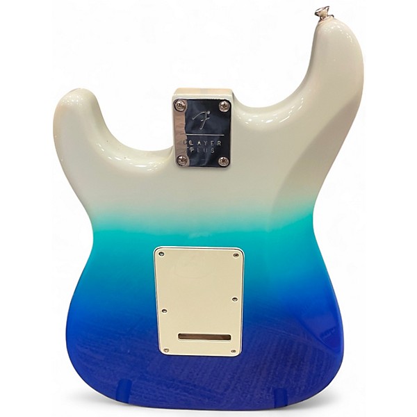 Used Fender Player Plus Stratocaster HSS Belair Blue Solid Body Electric Guitar