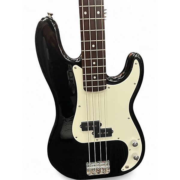 Used Squier Affinity Precision Bass Black Electric Bass Guitar