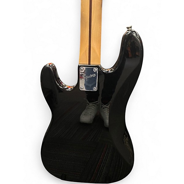 Used Squier Affinity Precision Bass Black Electric Bass Guitar