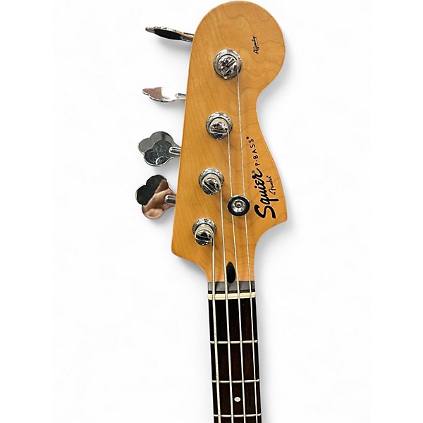 Used Squier Affinity Precision Bass Black Electric Bass Guitar