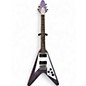 Used Epiphone kirk hammett flying v Purple Solid Body Electric Guitar thumbnail