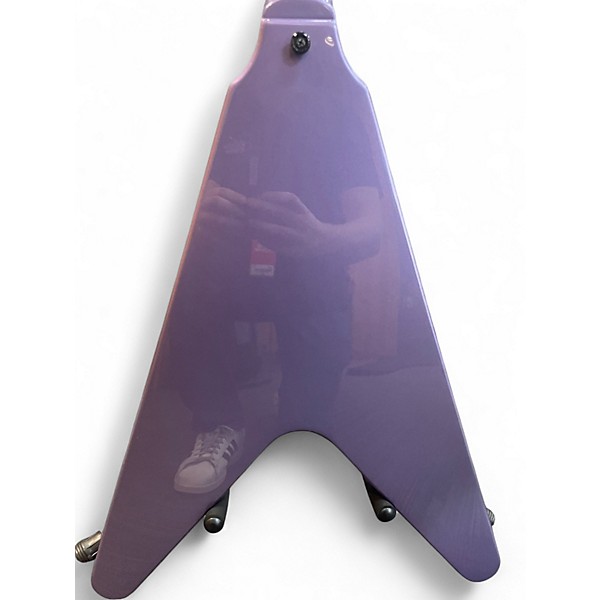 Used Epiphone kirk hammett flying v Purple Solid Body Electric Guitar