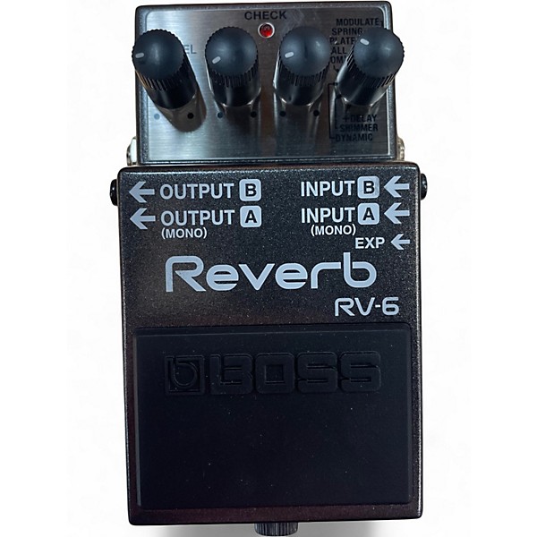 Used BOSS RV6 Digital Reverb Effect Pedal