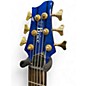 Used Brice 6 string bass Electric Blue Electric Bass Guitar
