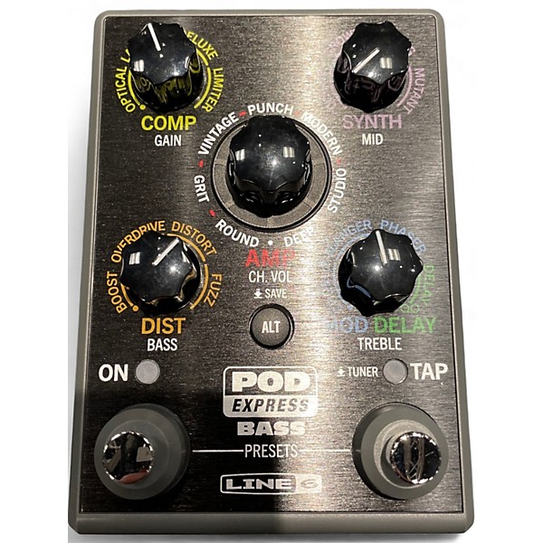 Used Line 6 POD EXPRESS BASS Bass Effect Pedal