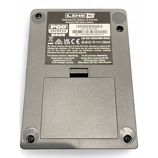 Used Line 6 POD EXPRESS BASS Bass Effect Pedal