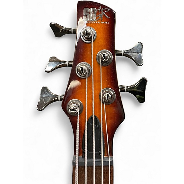 Used Ibanez SR375EF Tobacco Burst Electric Bass Guitar