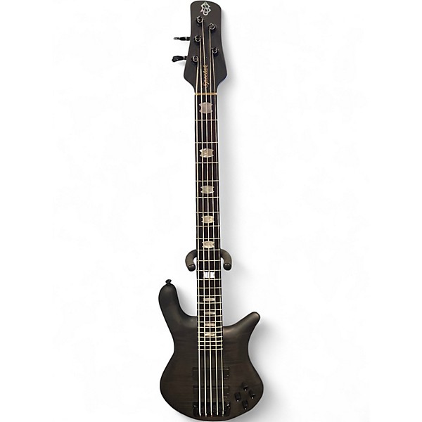 Used Spector Euro 5LX Trans Black Electric Bass Guitar
