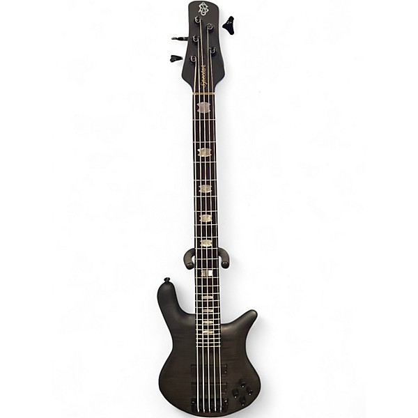 Used Spector Euro 5LX Trans Black Electric Bass Guitar