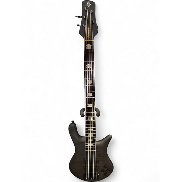 Used Spector Euro 5LX Trans Black Electric Bass Guitar