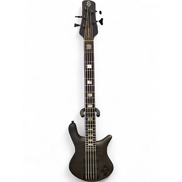 Used Spector Euro 5LX Trans Black Electric Bass Guitar
