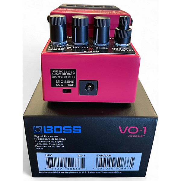 Used BOSS VO-1 Vocoder Effect Pedal