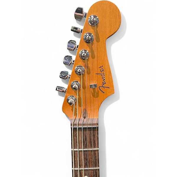 Used Fender Acoustasonic Player Jazzmaster Antique Olive Acoustic Electric Guitar