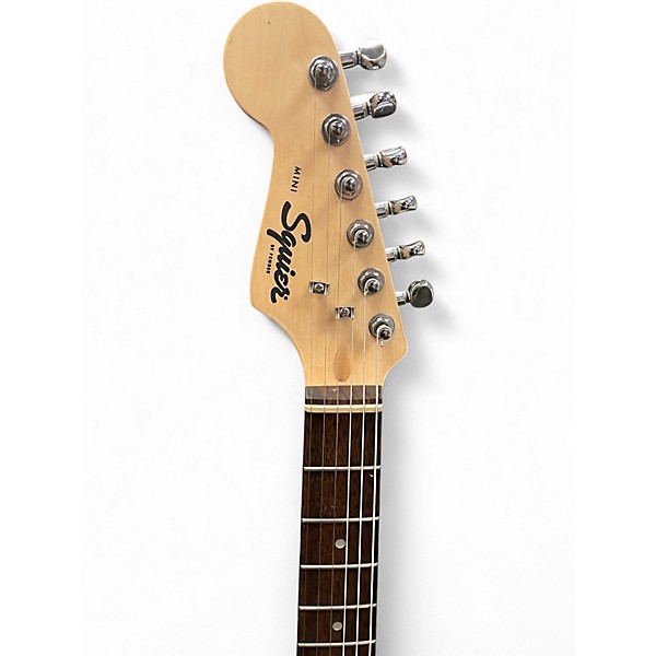 Used Squier Mini Affinity Stratocaster Left Handed Black Electric Guitar