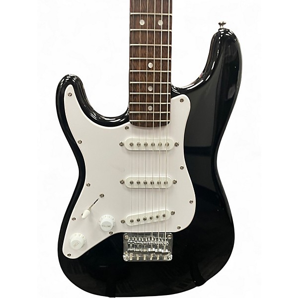 Used Squier Mini Affinity Stratocaster Left Handed Black Electric Guitar