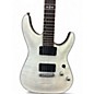 Used Schecter Guitar Research C1 Platinum Transparent White Solid Body Electric Guitar