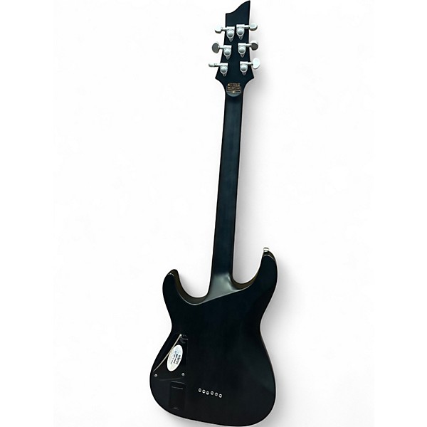 Used Schecter Guitar Research C1 Platinum Transparent White Solid Body Electric Guitar