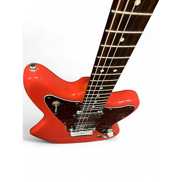 Used Squier Vintage Modified Jaguar CORAL Solid Body Electric Guitar