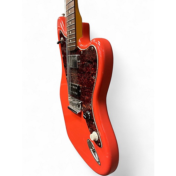 Used Squier Vintage Modified Jaguar CORAL Solid Body Electric Guitar