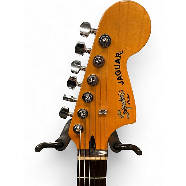 Used Squier Vintage Modified Jaguar CORAL Solid Body Electric Guitar
