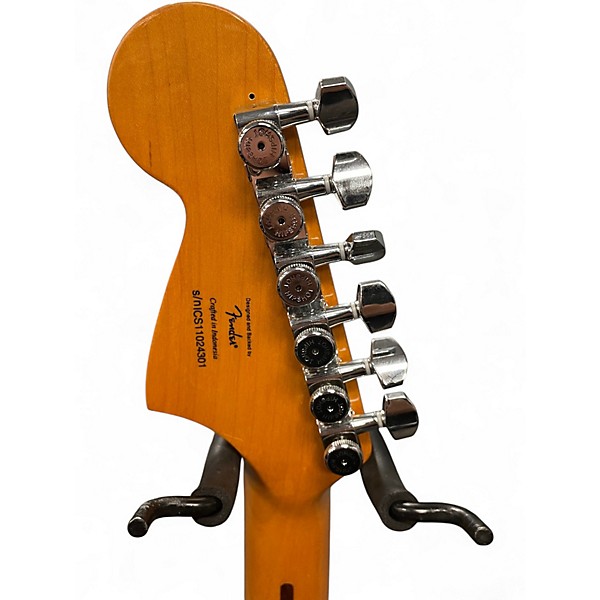 Used Squier Vintage Modified Jaguar CORAL Solid Body Electric Guitar