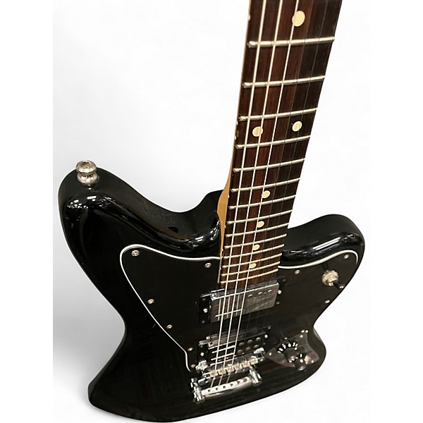 Used Fender Blacktop Jaguar Black Solid Body Electric Guitar