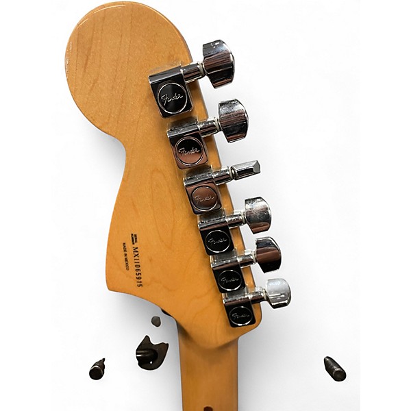 Used Fender Blacktop Jaguar Black Solid Body Electric Guitar