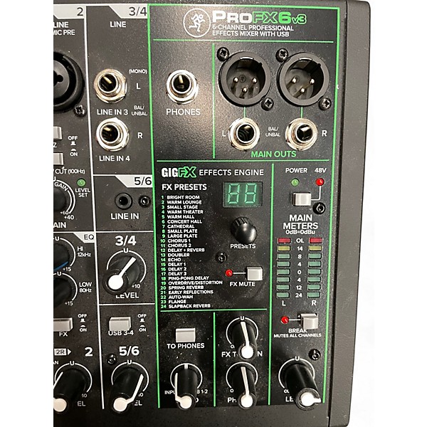 Used Mackie PROFX6 V3 Digital Mixer