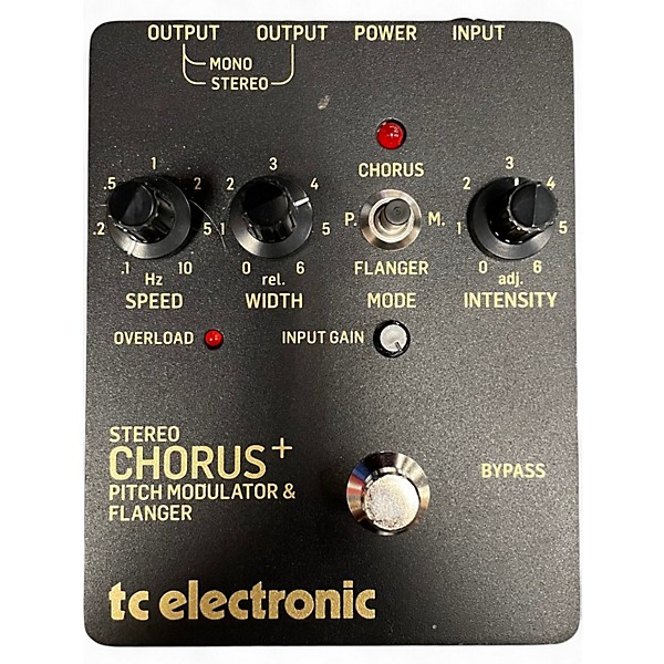 Used TC Electronic SCF Chorus Flanger Effect Pedal
