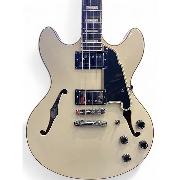 Used D'Angelico Premier Series DC Champagne Hollow Body Electric Guitar