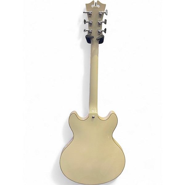 Used D'Angelico Premier Series DC Champagne Hollow Body Electric Guitar