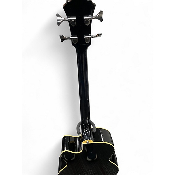 Used Ibanez AEB5E Black Acoustic Bass Guitar