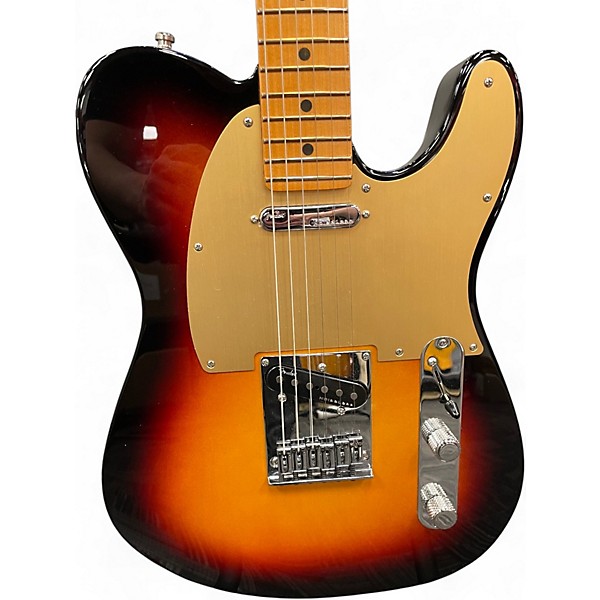 Used Fender American Ultra Telecaster Sunburst Solid Body Electric Guitar