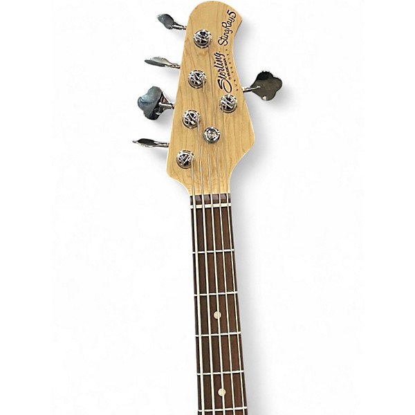 Used Sterling by Music Man sting ray sub 5 Mahogany Electric Bass Guitar