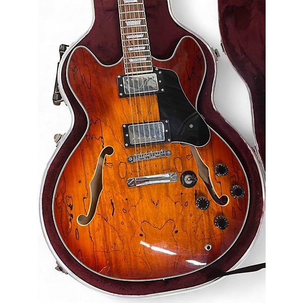 Used Firefly JSN Sunburst Hollow Body Electric Guitar