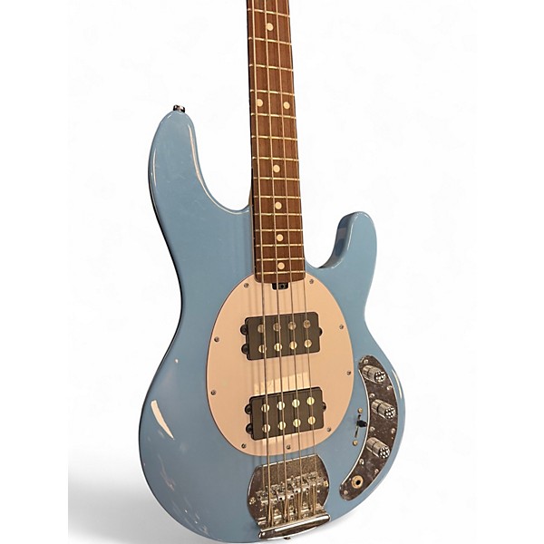 Used Sterling by Music Man SUB StingRay Ray4 Blue Electric Bass Guitar