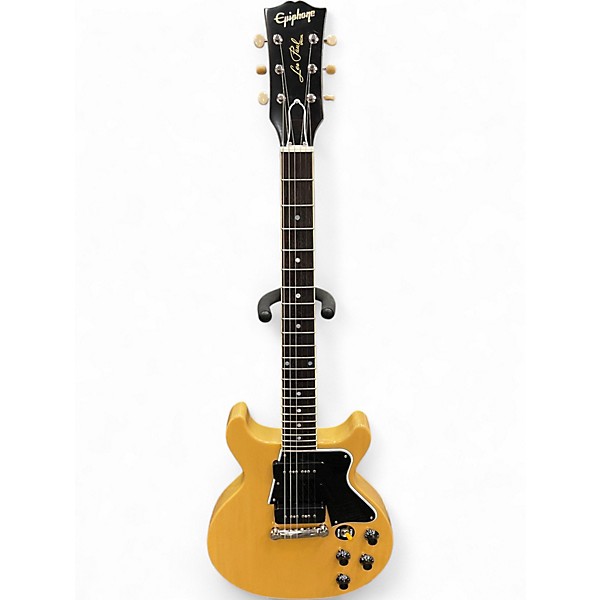 Used Epiphone 1960 Les Paul Special Double-Cut Reissue TV Yellow Solid Body Electric Guitar