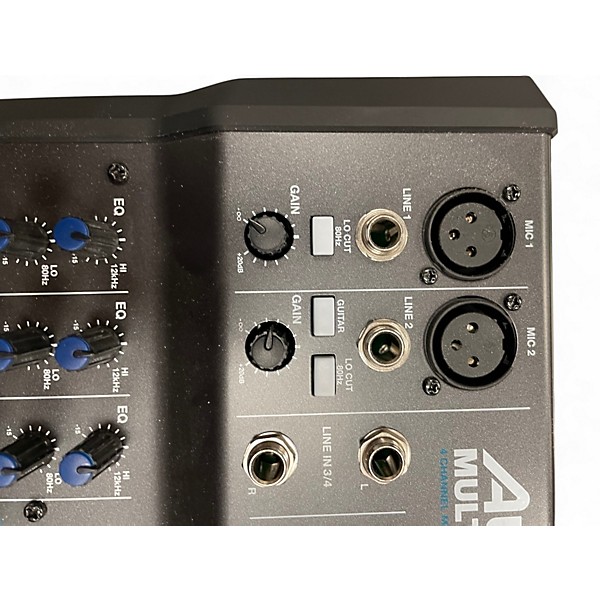 Used Alesis MultiMix 4 USB FX 4-Channel Unpowered Mixer