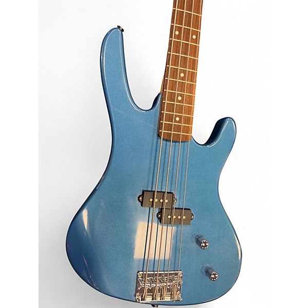 Used Washburn XB100 Blue Electric Bass Guitar