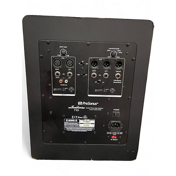 Used PreSonus Temblor T10 Subwoofer