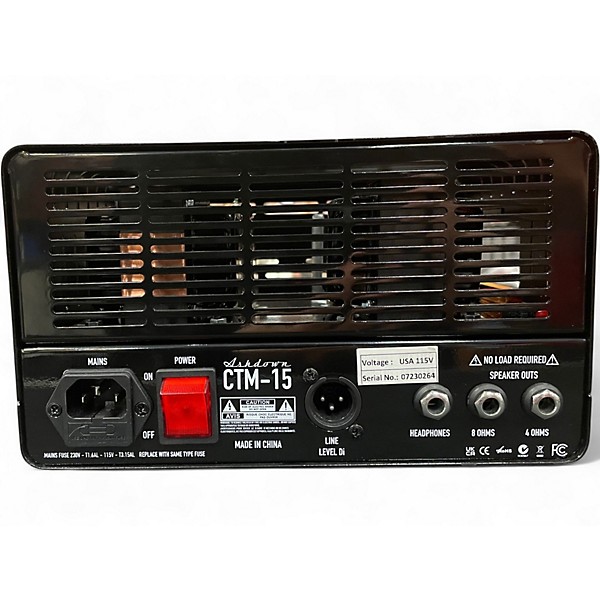 Used Ashdown CTM-15 HEAD Tube Bass Amp Head