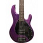 Used Sterling by Music Man Ray35 5 String PURPLE SPARKLE Electric Bass Guitar