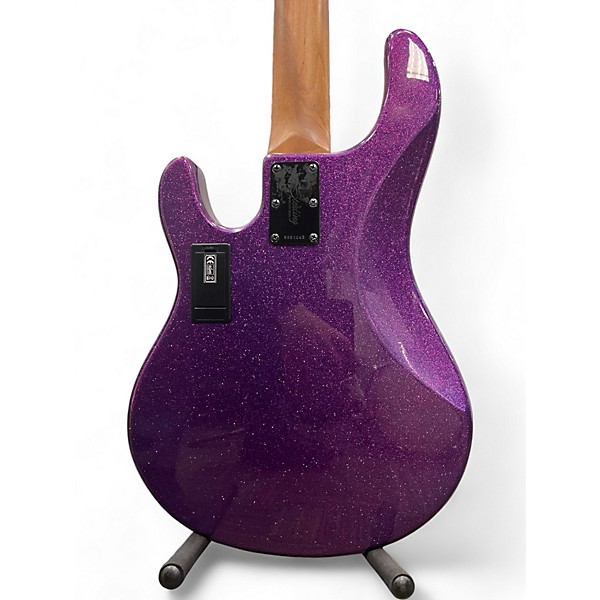 Used Sterling by Music Man Ray35 5 String PURPLE SPARKLE Electric Bass Guitar