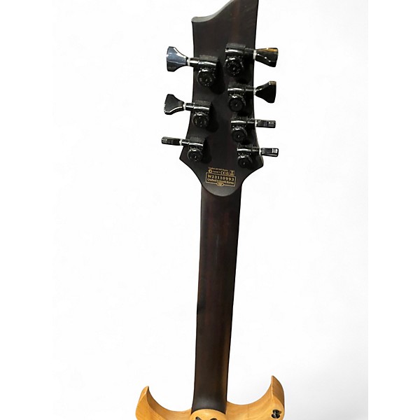 Used Schecter Guitar Research John Browne Tao-7 Blue Solid Body Electric Guitar