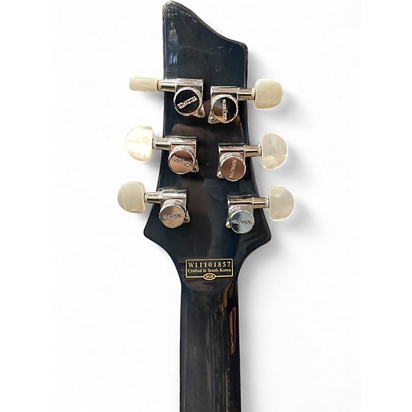 Used Schecter Guitar Research C1 Custom Midnight Blue Solid Body Electric Guitar