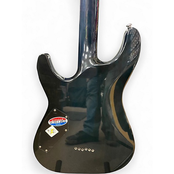 Used Schecter Guitar Research C1 Custom Midnight Blue Solid Body Electric Guitar